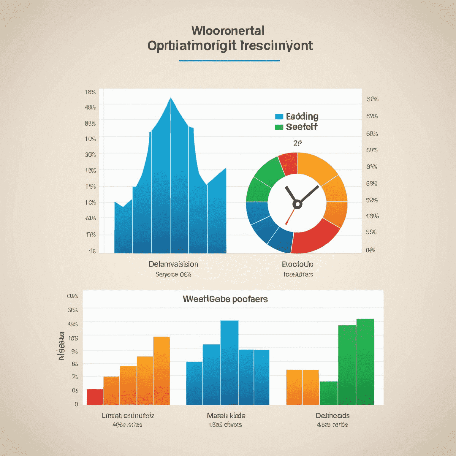 Gráfico que muestra la mejora en la velocidad de carga de un sitio web antes y después de la optimización